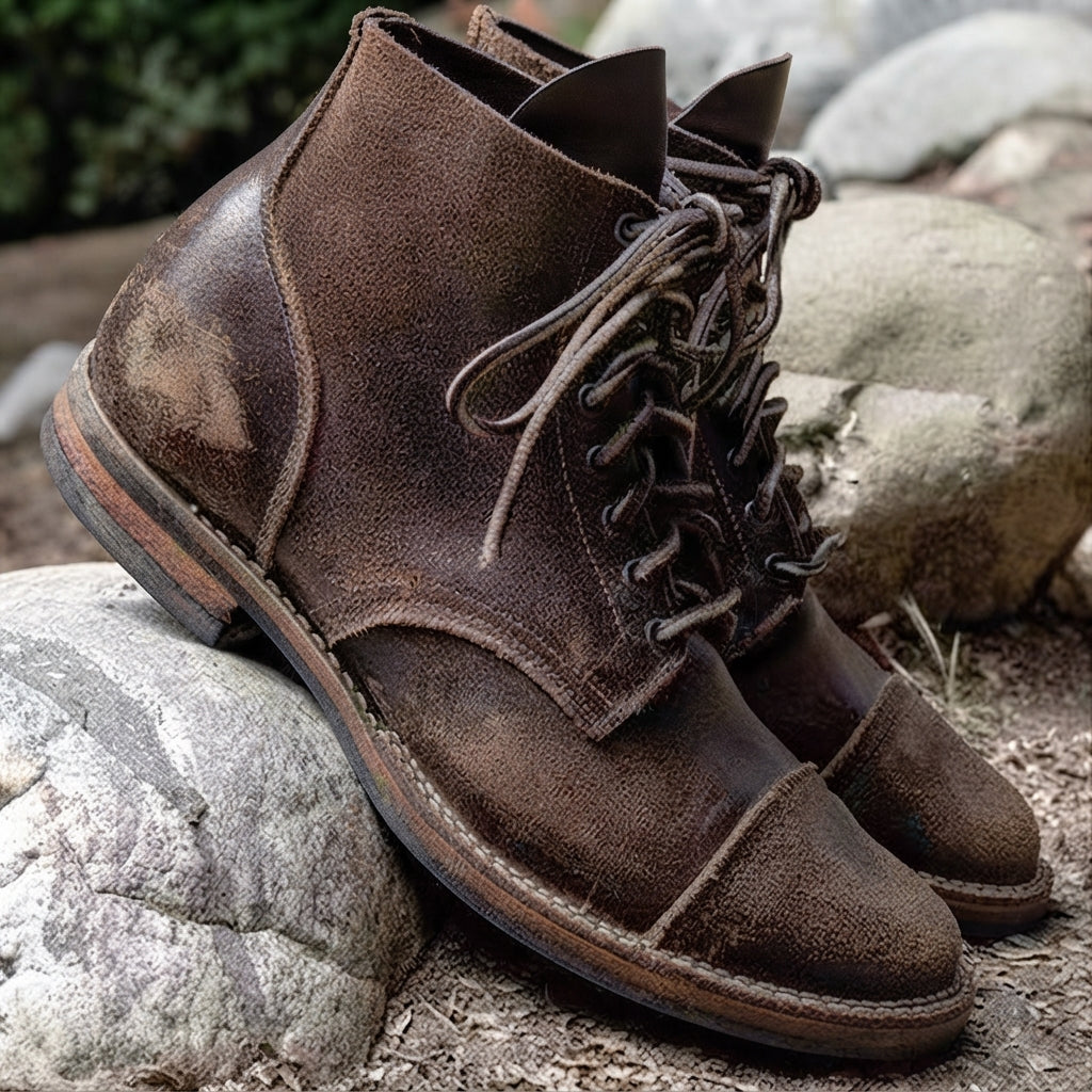 Ford | Men's Vintage Leather Lace-Up Boots