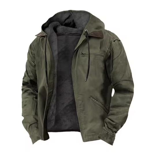 Morgan | Men's Hooded Zip-Up Jacket