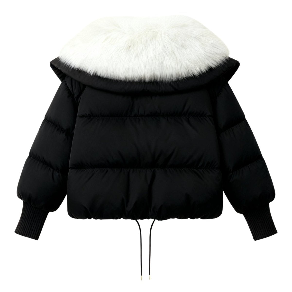 Noosa | Oversized Duck Down Puffer Coat with Fur Collar
