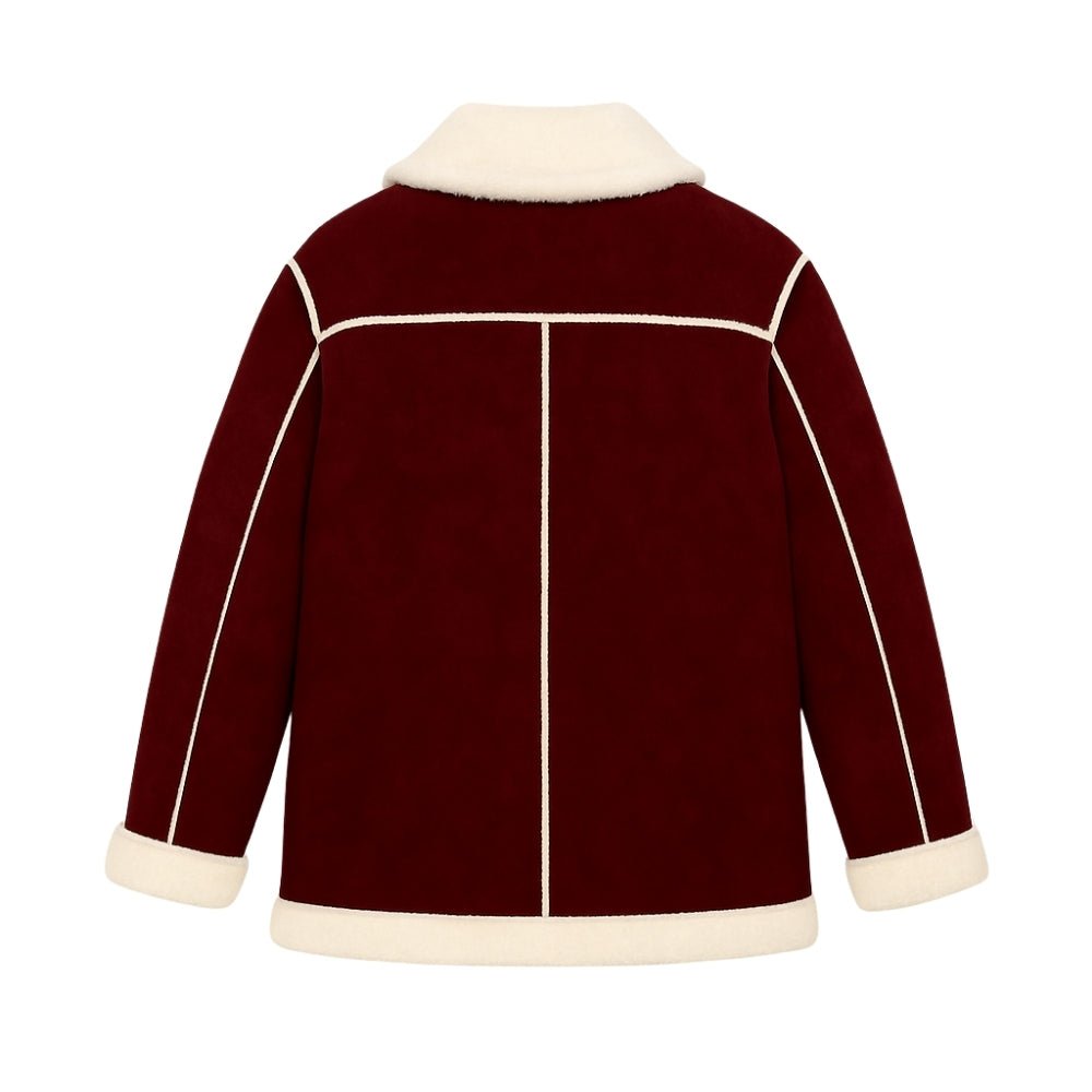 Esmeralda | Women's Shearling Style Aviator Jacket