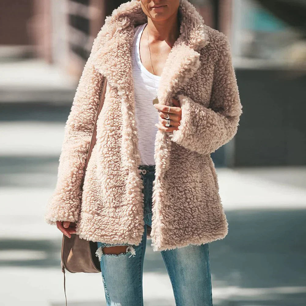 Rose | Women's Cozy Teddy Winter Jacket