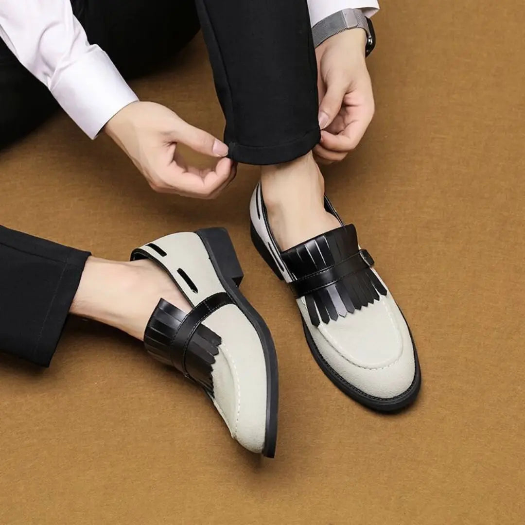 Jasper | Men's Kiltie Fringe Buckle Loafers