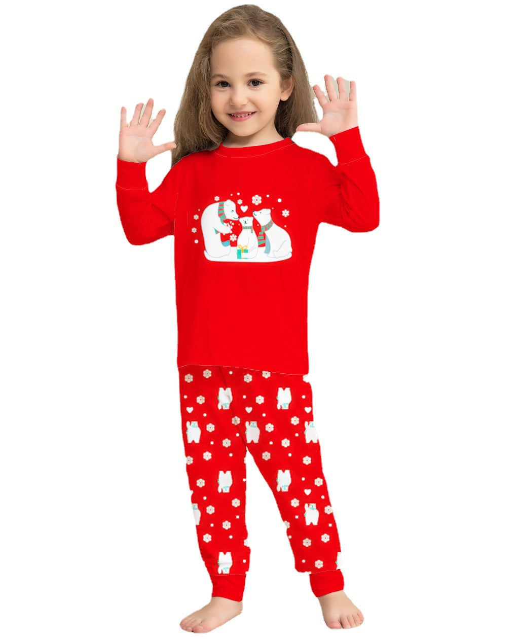Cocoa | Christmas Pyjamas Polar Bear Spotted Trousers
