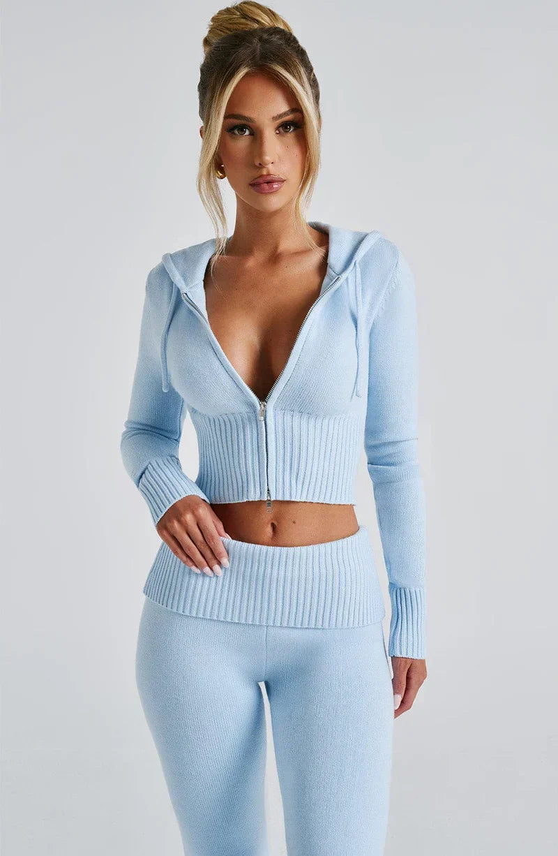 Wilhelmina | Soft Knit Relaxed Fit Two Piece Set