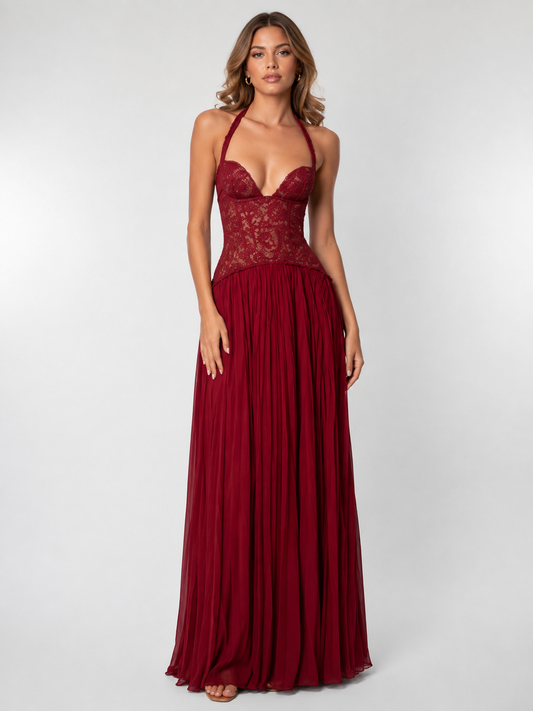 Paloma | Women's Corset Bodice Maxi Dress
