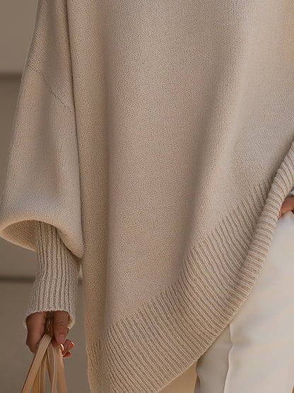 Zola | Oversized Asymmetrical Merino Wool Sweater