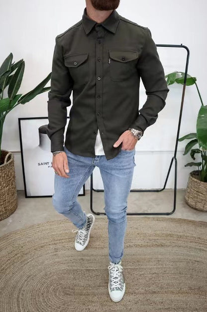 Remi | Men's Relaxed Fit Overshirt, Casual Layering