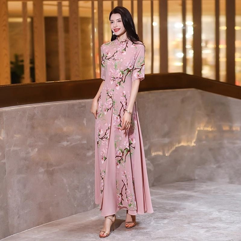 Floral Print Maxi Dress For Women