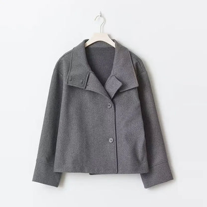 Eloise | Elegant Short Wool-Blend Coat