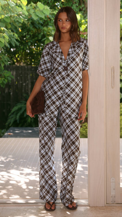 Avery | Plaid Relaxed Button-Up Shirt