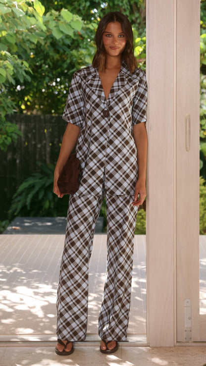 Avery | Plaid Relaxed Button-Up Shirt
