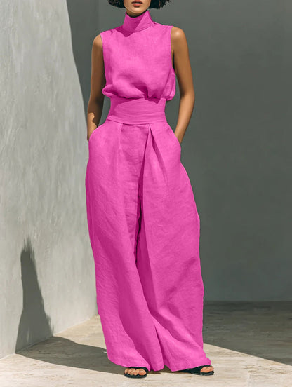 Valentina Creswell | Women's Wide Leg Two Piece Set