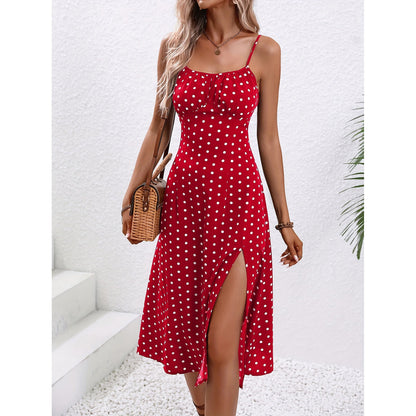 Floral Slit Summer Dress For Women