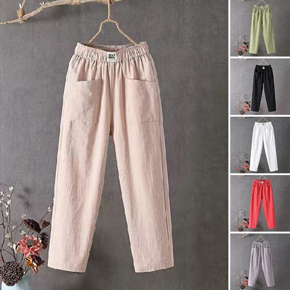 Esme | Women's Relaxed Cotton Linen Pants
