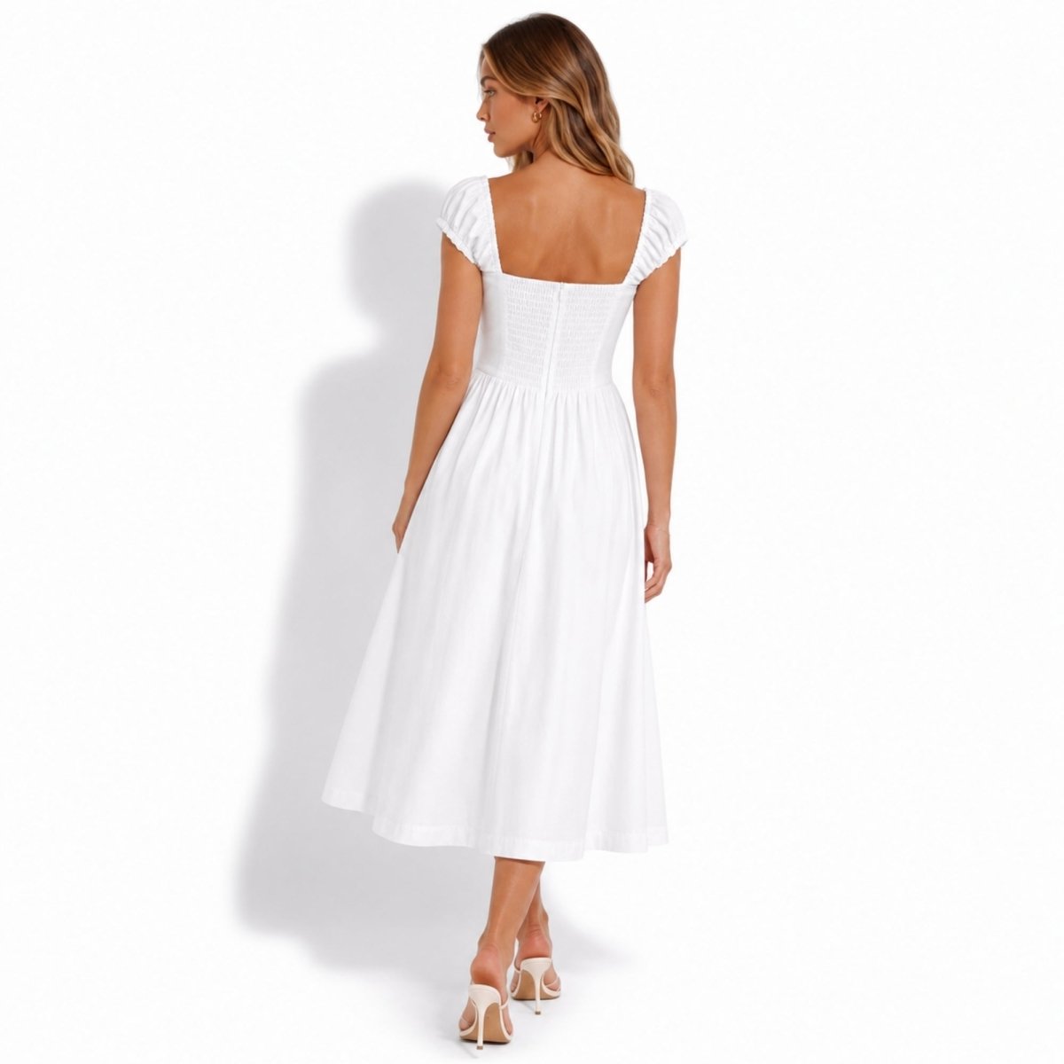 Galadriel | Women's Sweetheart Corset Midi Sundress