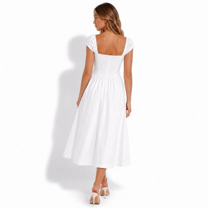 Galadriel | Women's Sweetheart Corset Midi Sundress