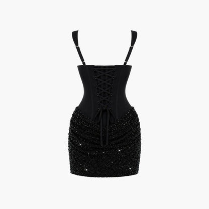 Delaina | Women's Sequin Corset Mini Dress