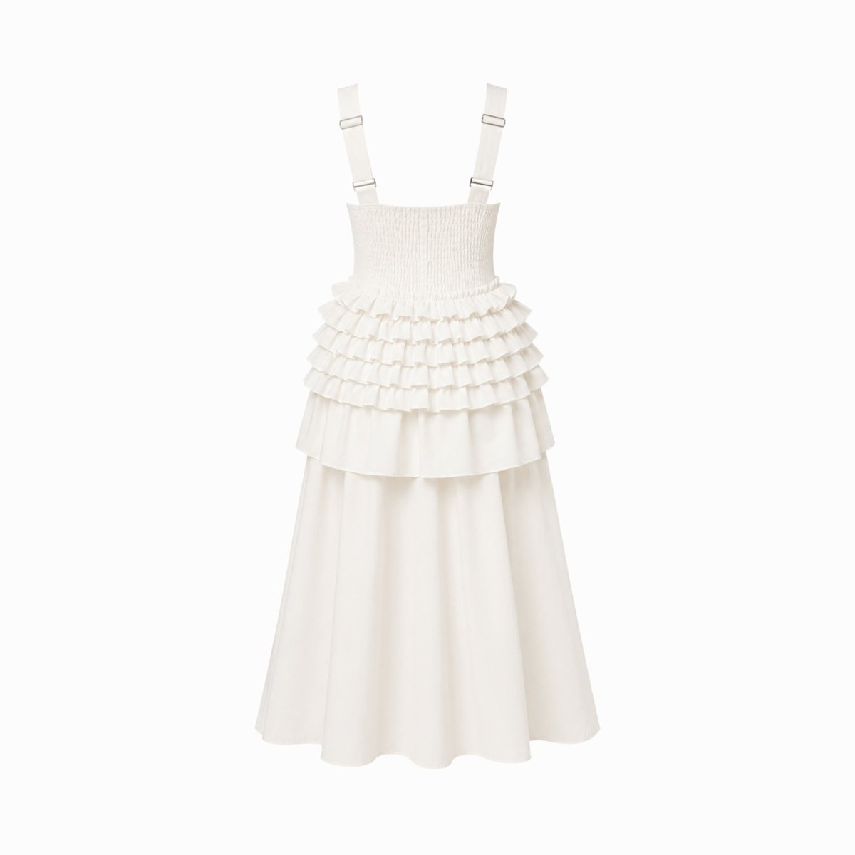 Zeva | Women's Tiered Ruffle Midi Dress