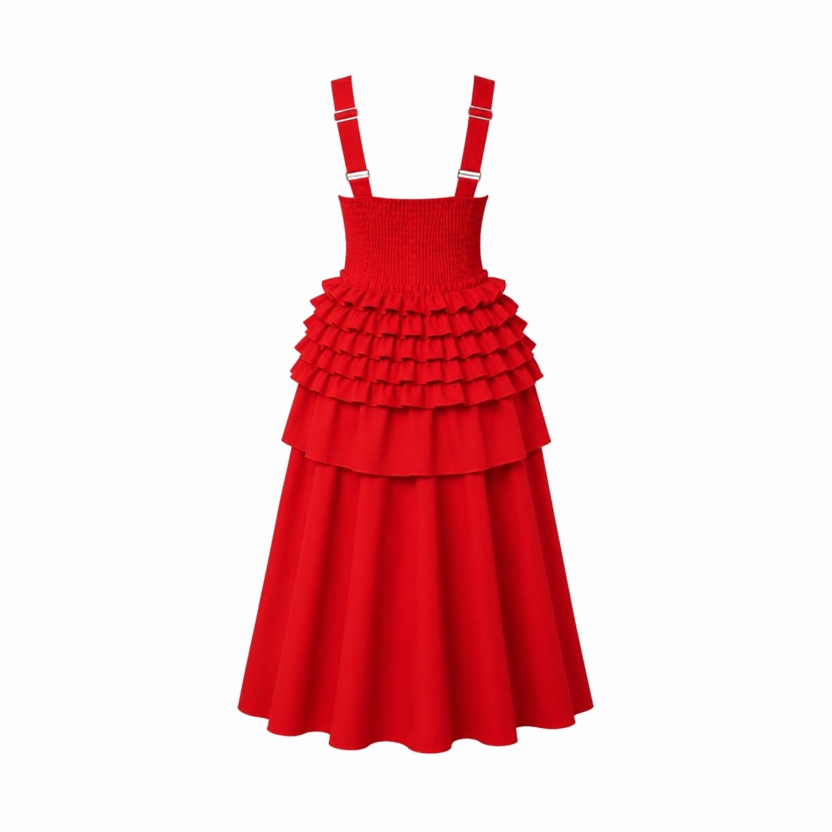 Zeva | Women's Tiered Ruffle Midi Dress