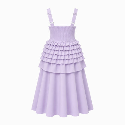 Zeva | Women's Tiered Ruffle Midi Dress