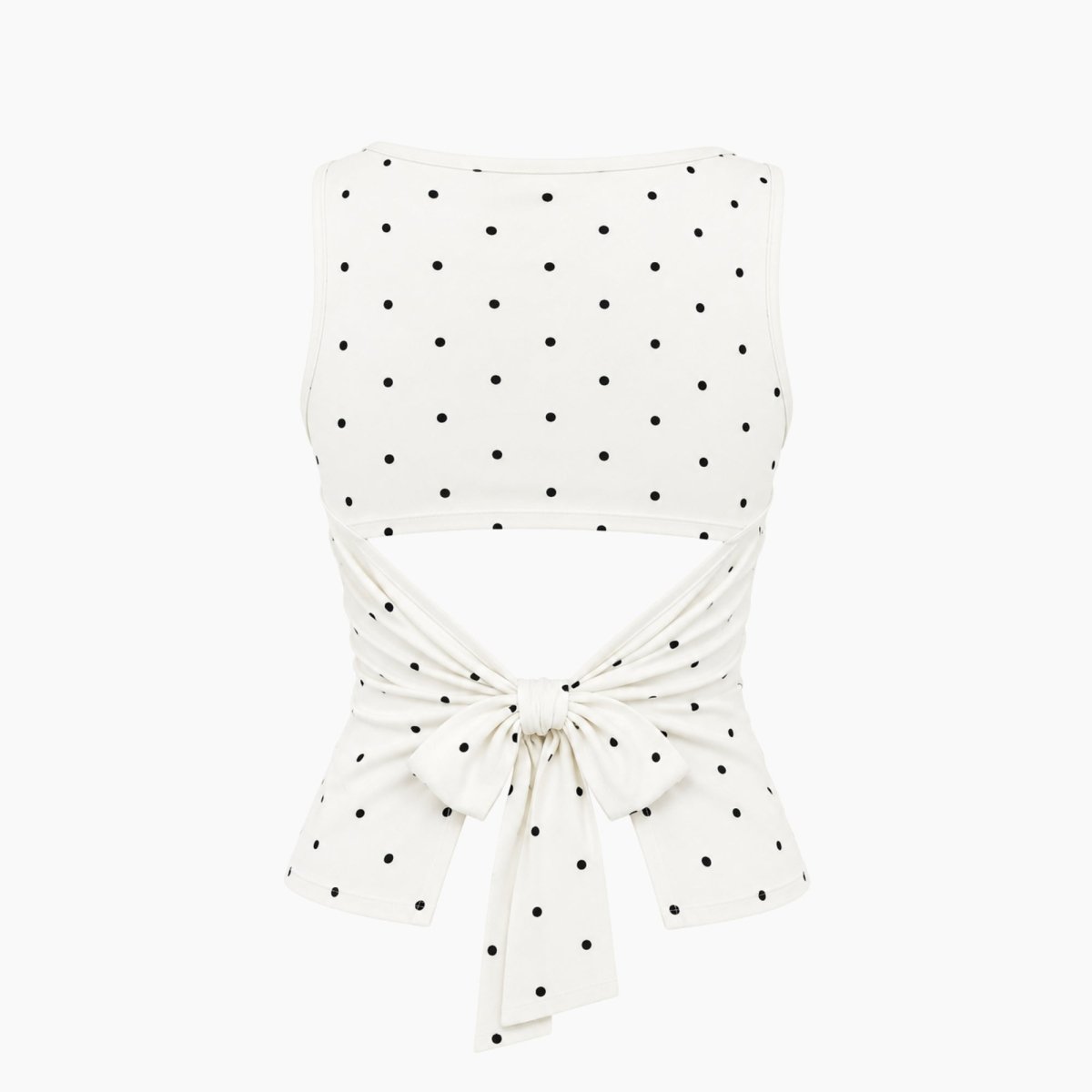 Faelina | Women's Polka Dot Open Back Top