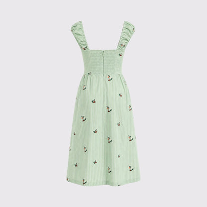 Galadriel | Women's Sweetheart Corset Midi Sundress