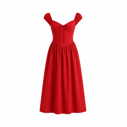 Galadriel | Women's Sweetheart Corset Midi Sundress