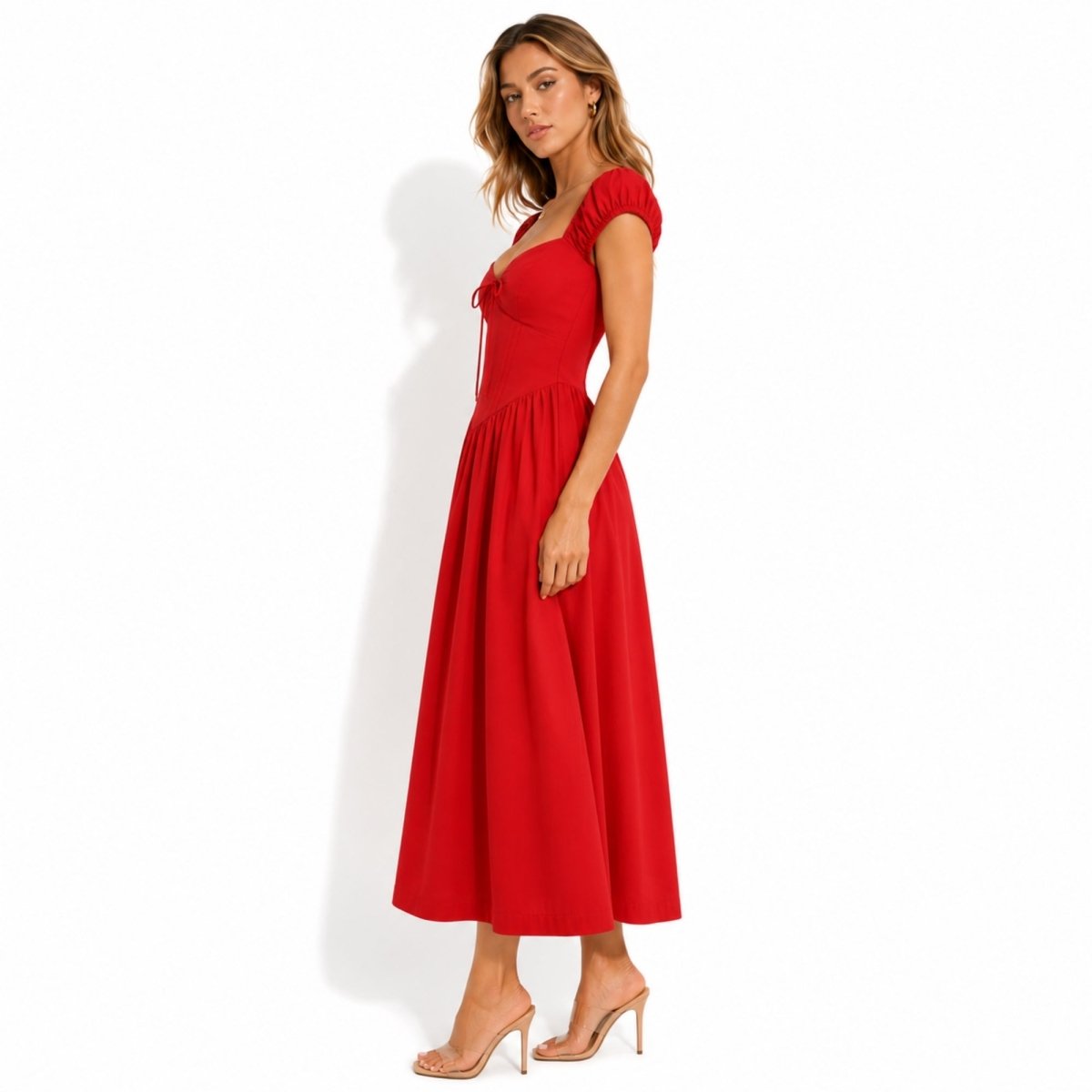 Galadriel | Women's Sweetheart Corset Midi Sundress