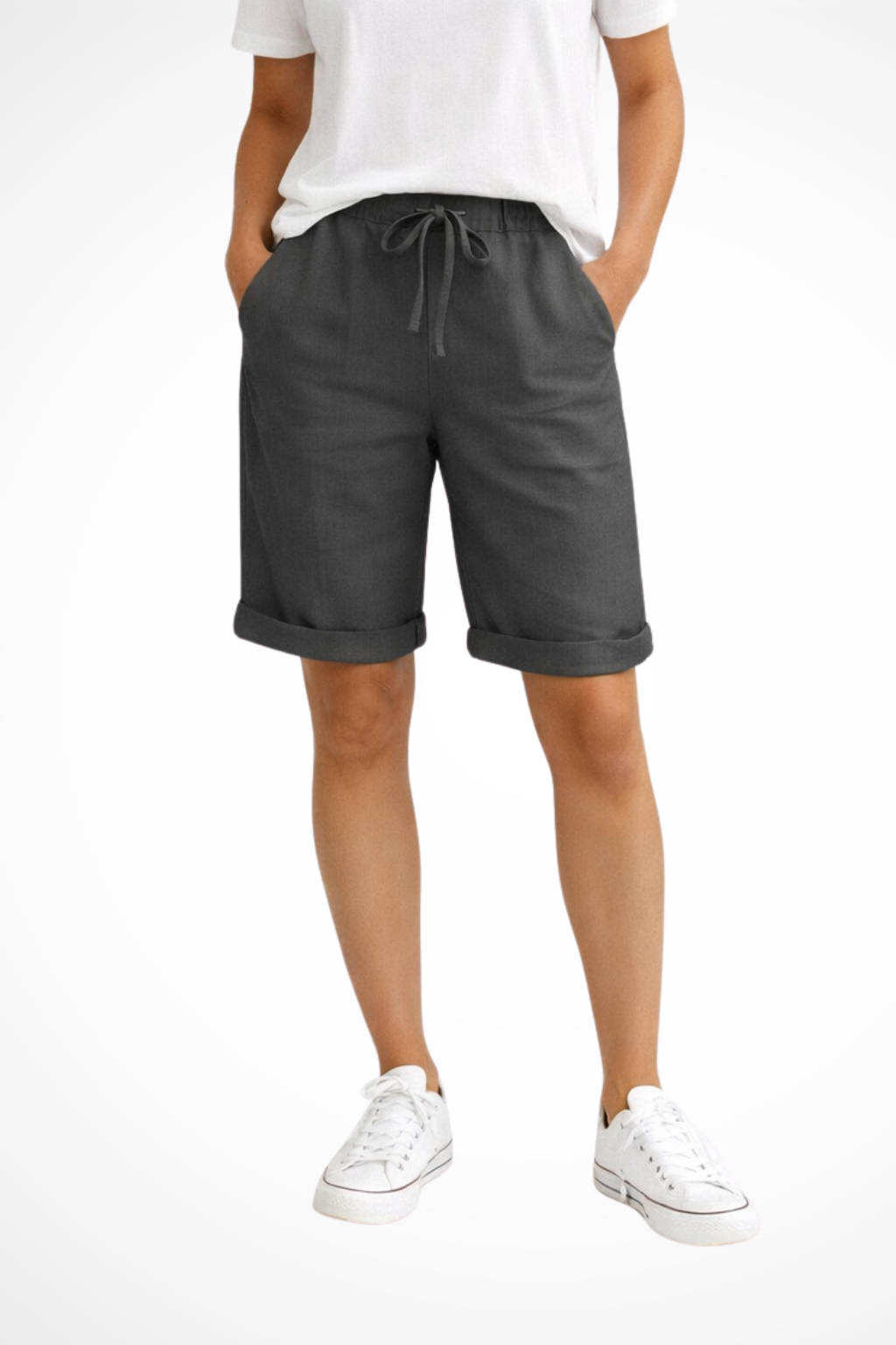 Nell | Women's Relaxed Fit Linen Capri Pants for Spring