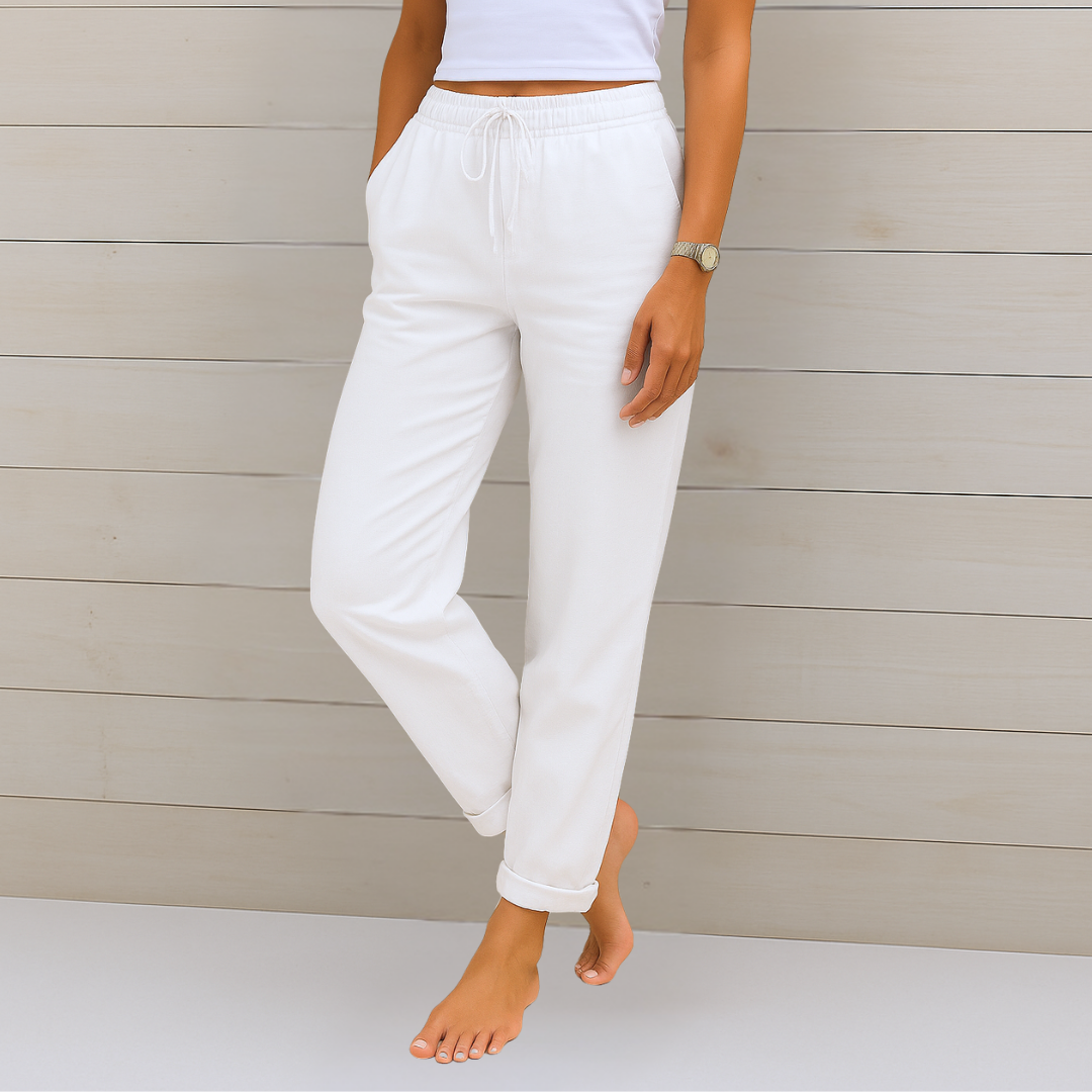 Lori | Women's Premium Breathable Elastic Waist Pants