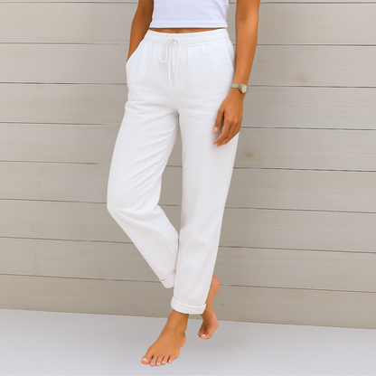 Lori | Women's Premium Breathable Elastic Waist Pants