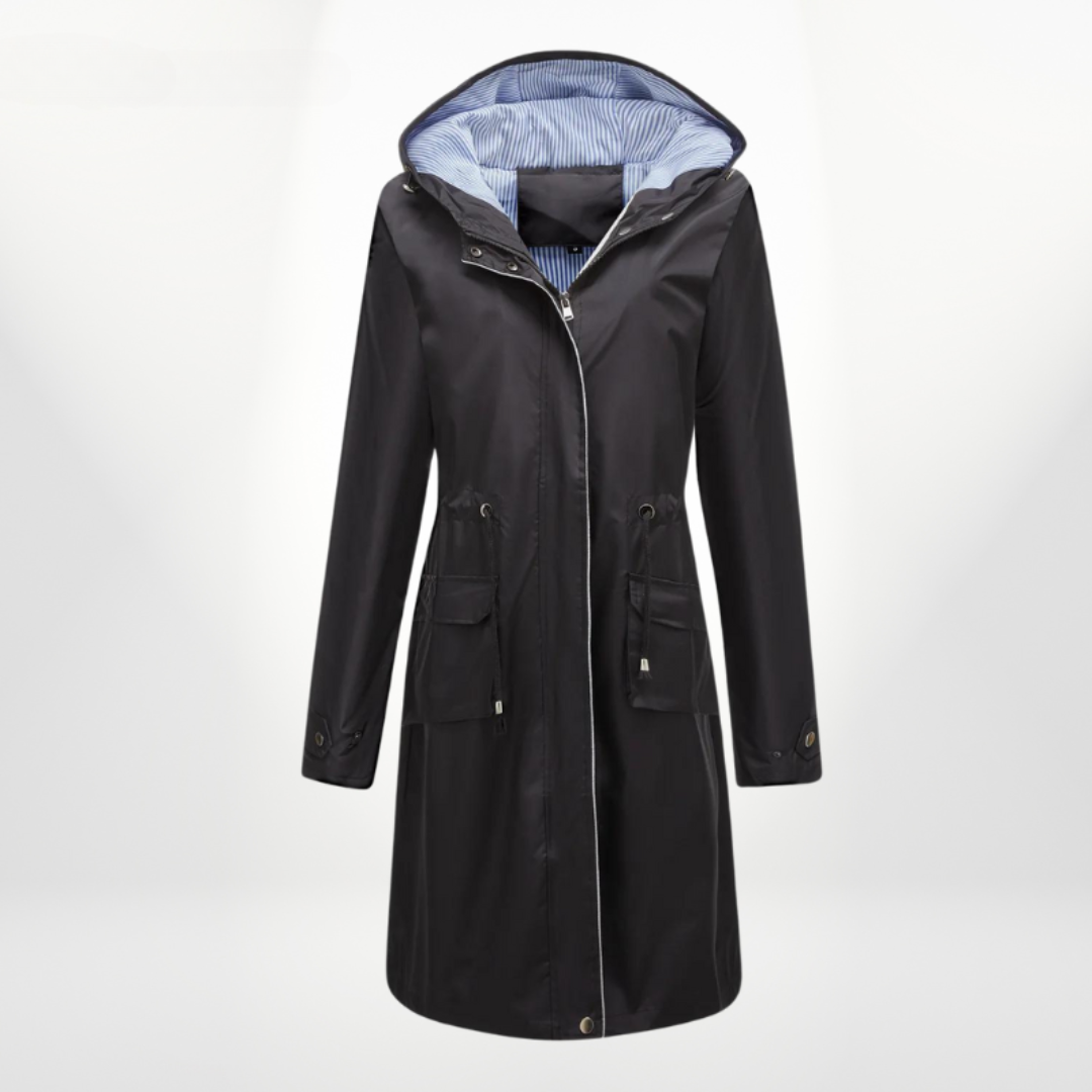 Charlotte | Women's Hooded Mid-Length Anorak Coat