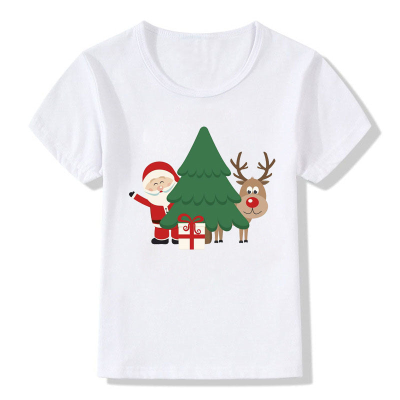 Bethany | Christmas T Shirt White Round Neck