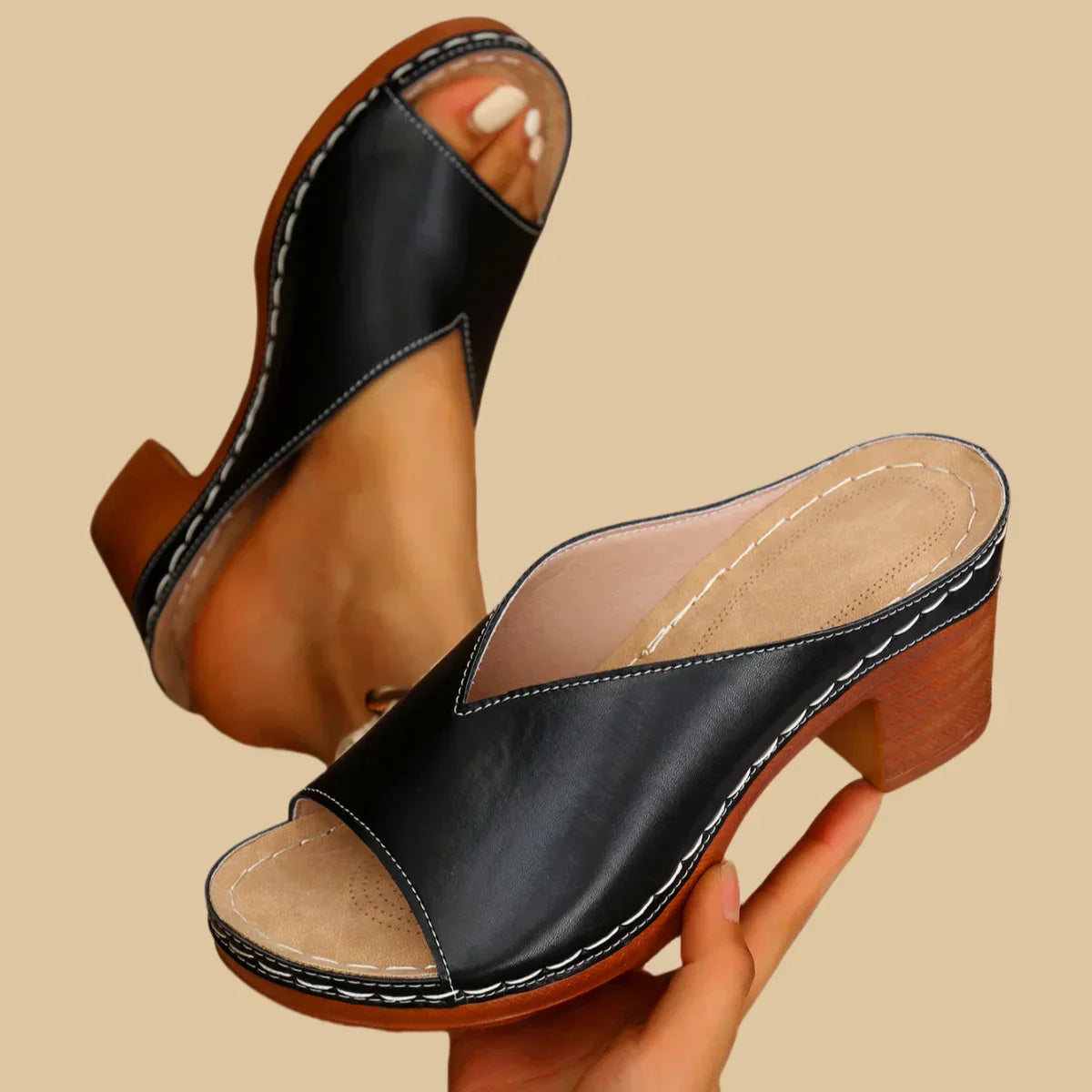 Plexus | Orthopedic Thick Heel Sandal