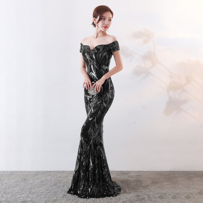 Sequined Formal Dress For Women