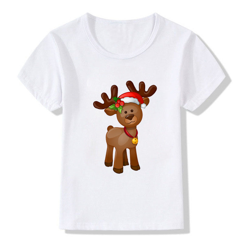 Bethany | Christmas T Shirt White Round Neck