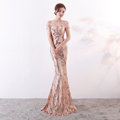 Sequined Formal Dress For Women