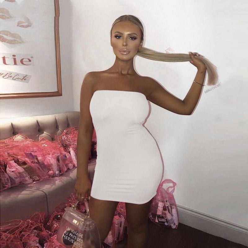 Strapless Cocktail Dress For Women