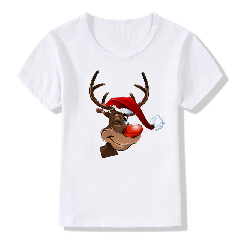 Bethany | Christmas T Shirt White Round Neck