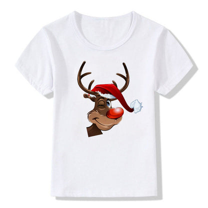Bethany | Christmas T Shirt White Round Neck
