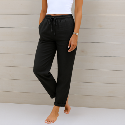 Lori | Women's Premium Breathable Elastic Waist Pants