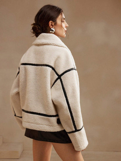 Renee | Women's Oversized Sherpa Jacket