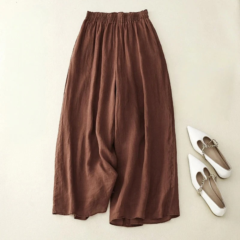 Nicole | Women's Elegant Loose Waistband Trousers