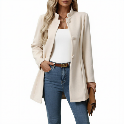 Hallie | Women's Button-Down A-Line Coat