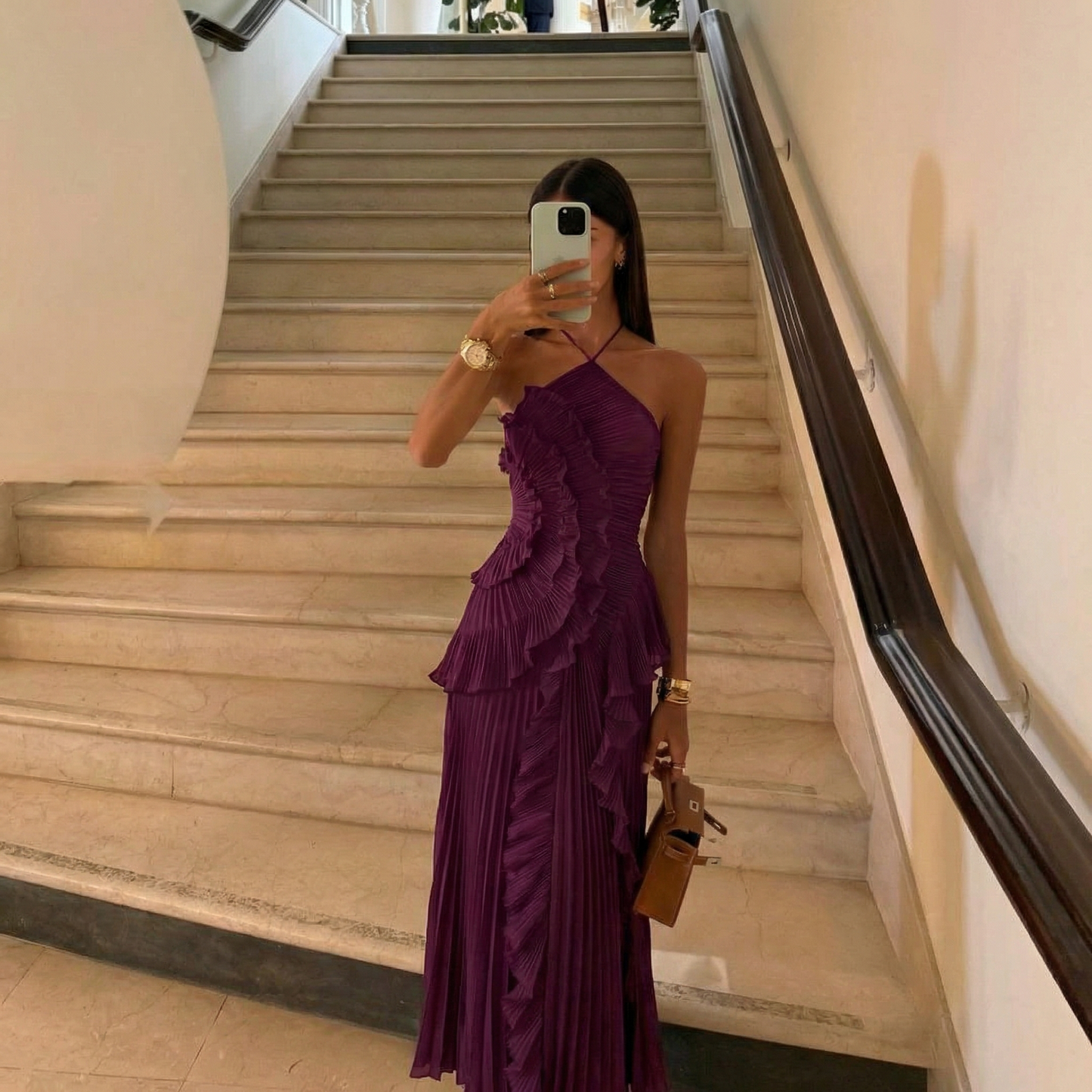Emma | Women's Tiered Ruffle Maxi Dress