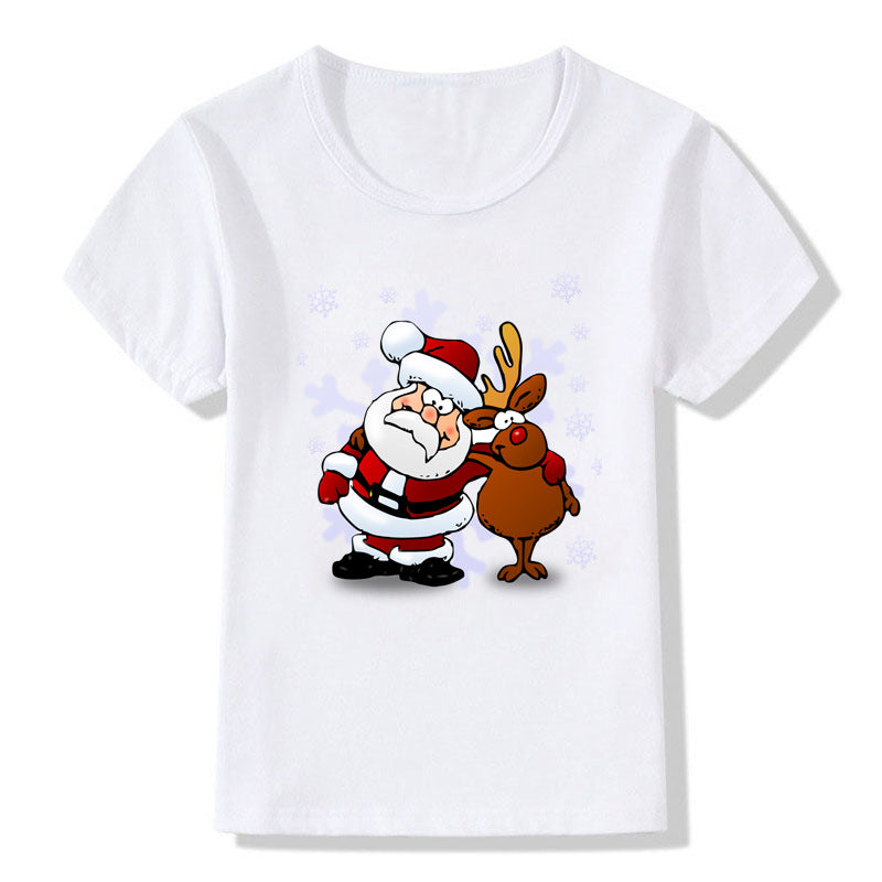 Bethany | Christmas T Shirt White Round Neck