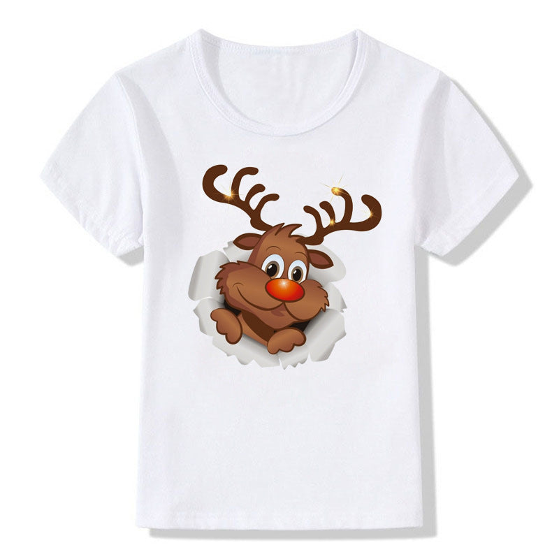 Bethany | Christmas T Shirt White Round Neck
