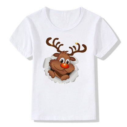 Bethany | Christmas T Shirt White Round Neck