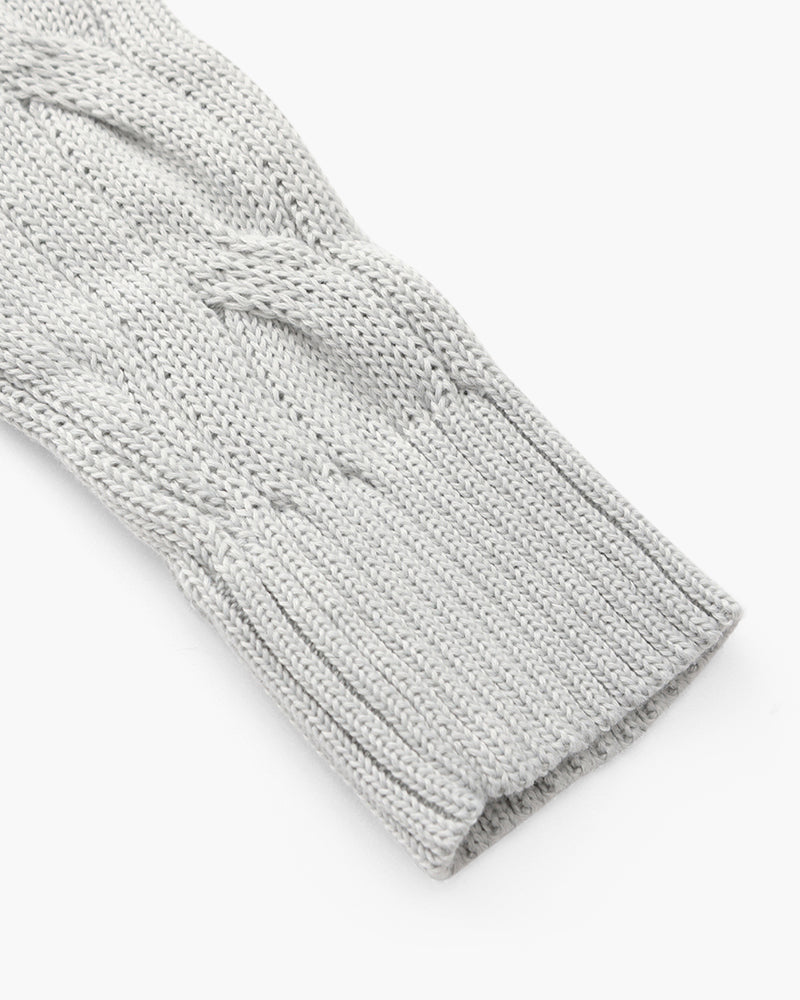 Francesco | Cable Knit Half-Zip Sweater