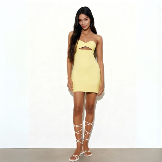 Keeley | Shimmer Ruched Midi Dress